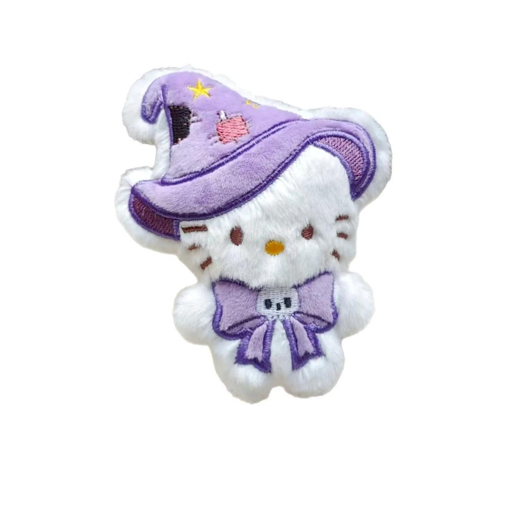 Hellokitty Halloween Dolls Cinnamoroll Kuromi Kawaii Ghost Plush Toys Key Pendant Bag Accessories Birthday Gifts Halloween Toys