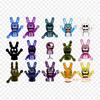 Puppet Five Nights At Freddy's Sister Location Puppet Iron-on Transfers For Clothing Tshirt Bag Heat Transfer Stickers Iron On Patches