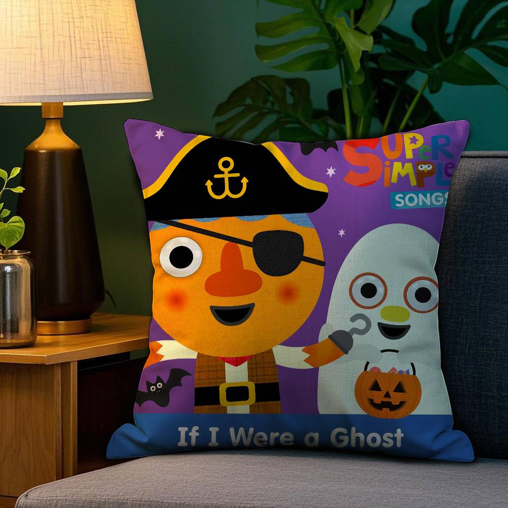 Мультяшная наволочка с лапшой и друзьями для дивана, гостиной, спальни, квадратная подушка с двусторонней печатью, наволочка для подушки для сна