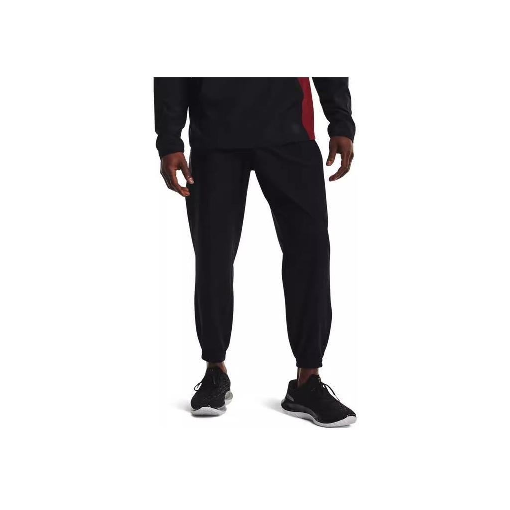 Under Armour Anywhere Casual Running Зауженные длинные трикотажные брюки мужские брюки черные 1366510-001