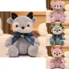 Cute Bow Decoration Deer And Bear Plush Toy Doll For Kids And Gift Giving