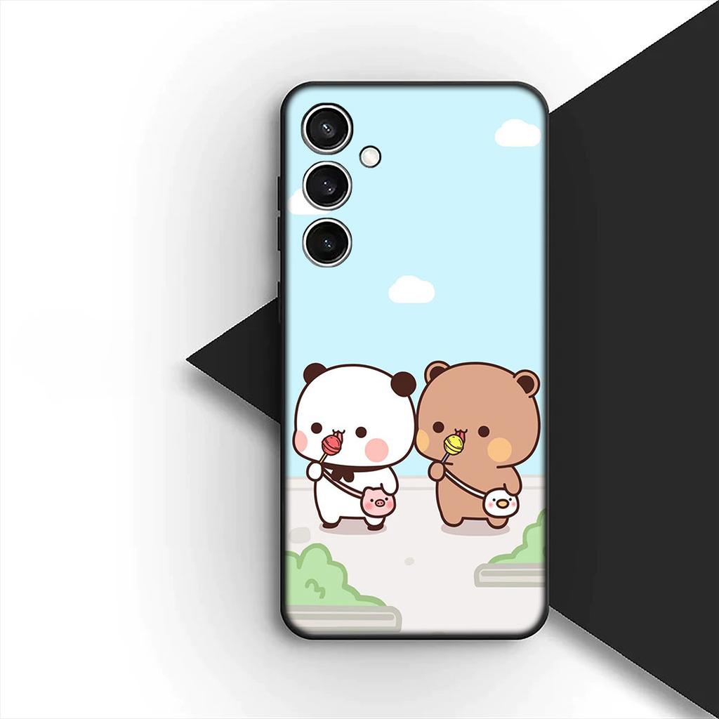 Чехол для телефона Bubus Panda Bear Dudus для Motorola Moto G86 G57 E14 E15 G14 G34 G67 G84 G24 A54 G15 Power E22