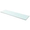 VidaXL Shelf Panel Transparent Glass 110 X 30 Cm