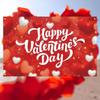 115cmx180cm Red Love Heart Background Romantic Happy Valentine's Day Banner  Photo Booth
