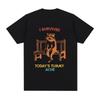 I Survived Todays Tummy Ache TShirt Funny Cat Meme Short Sleeve T Shirt Unisex Women Cotton Casual Oversized T Shirts Streetwear