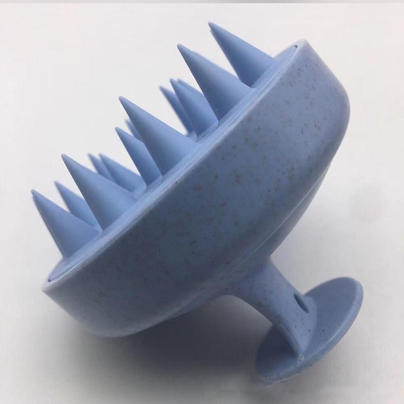 Silicone Shampoo Brush Head Scalp Massage Comb Clean The Scalp Thoroughly Body Massage Brush Bath Brush Salon Hairdressing Tool