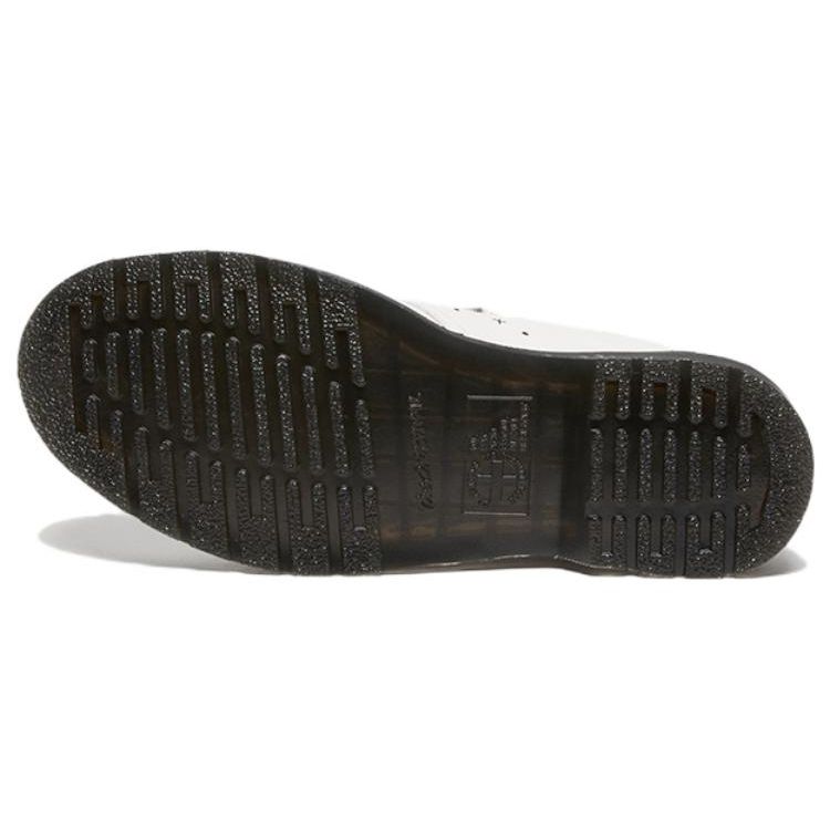 Доктор. Martens 1461 Кожаные Туфли с Вышивкой Низкие Повседневные Унисекс Повседневная Обувь Белый 27851100