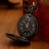 Модные мужские карманные часы в стиле ретро, ​​кварцевый механизм, подарки для сына