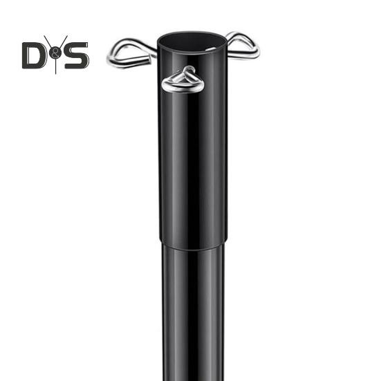 Удлинитель высоты искусственной рождественской елки, металлическое основание для елки, удлинительный столб с 3 крепежными винтами, праздничный удлинитель для елки, подходит для столбов высотой 0,5–1,25 дюйма