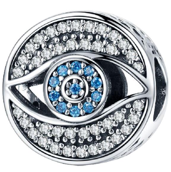 Charms Pr 925 Oko Pendant Bead Beads Colorful Zircons