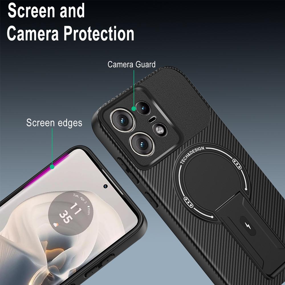 Luxury Magnetic Wireless Charge For Magsafe Case for Motorola Moto Edge 50 Pro Shockproof Armor Bumper Cover For Edge50 Pro