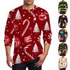 Men's T Shirt O-Neck Clothing Apparel Outdoor Long Sleeve Print Fashion Designer Vintage
