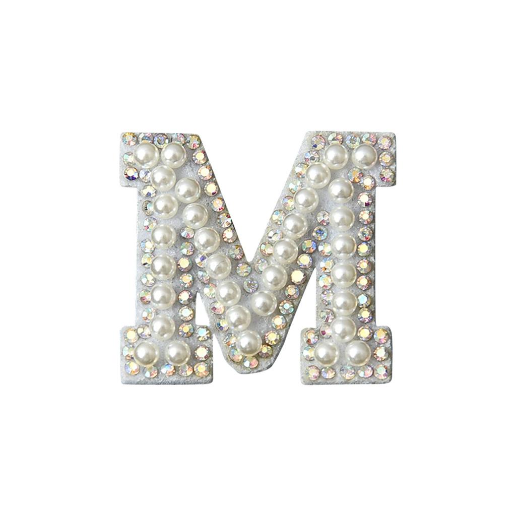 Аксессуары для волос с жемчужными стразами и буквами «сделай сам»