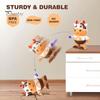 Kids Electric Cow Toy with LED Light Music Singing Dancing Cartoon Dairy Cattle Toy Toddlers Interactive Educational Movable Eyes Animal Musical Toy