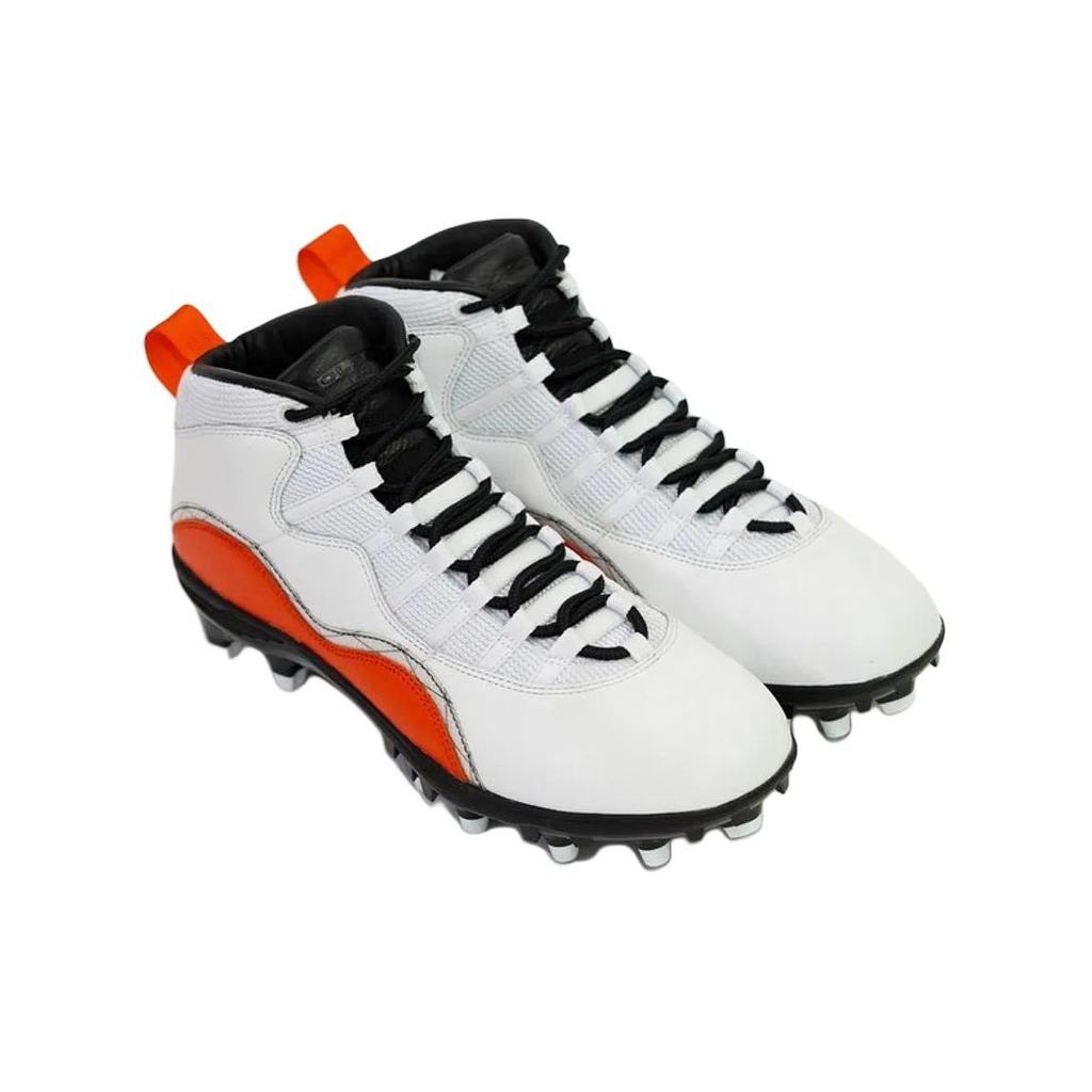 New JORDAN 10 Retro X Solefly Cleat 'Super Bowl' MNJDSP-324
