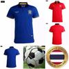 Retro Vintage THAILAND Football Soccer Polo JERSEY National CHEER 2016 Quick Dry Polo Shirt Collar Print Polyester Short Sleeve Uniform Sport Outdoor