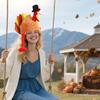 Thanksgiving Turkey Hat for Men Women Long Leg Plush Turkey Hat Funny Turkey Cosplay Costume Accessories for Thanksgiving Harvest Party Supplies