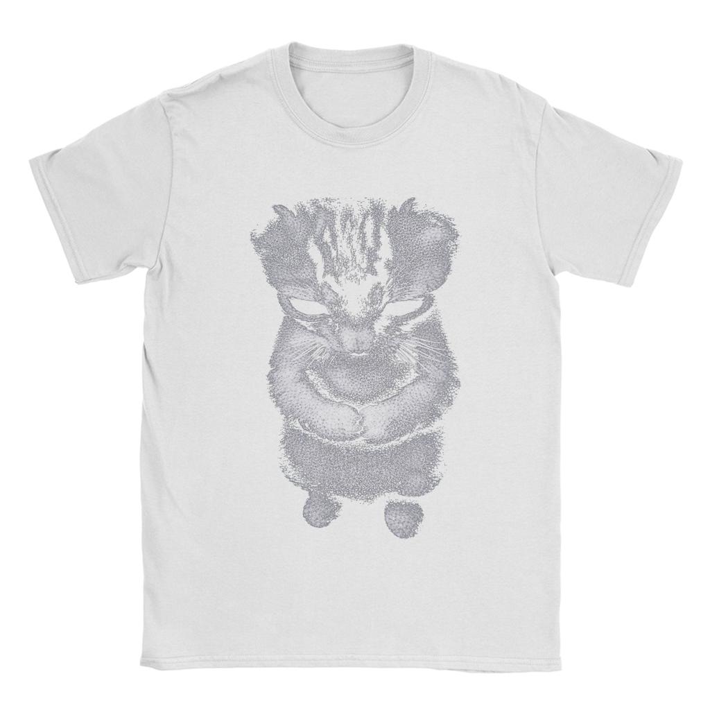 Mens TShirts Funny Cute Sad Crying Cat Meme Amazing 100 Cotton Tees Short Sleeve El Gato Munchkin Kitten Art T Shirt Clothing