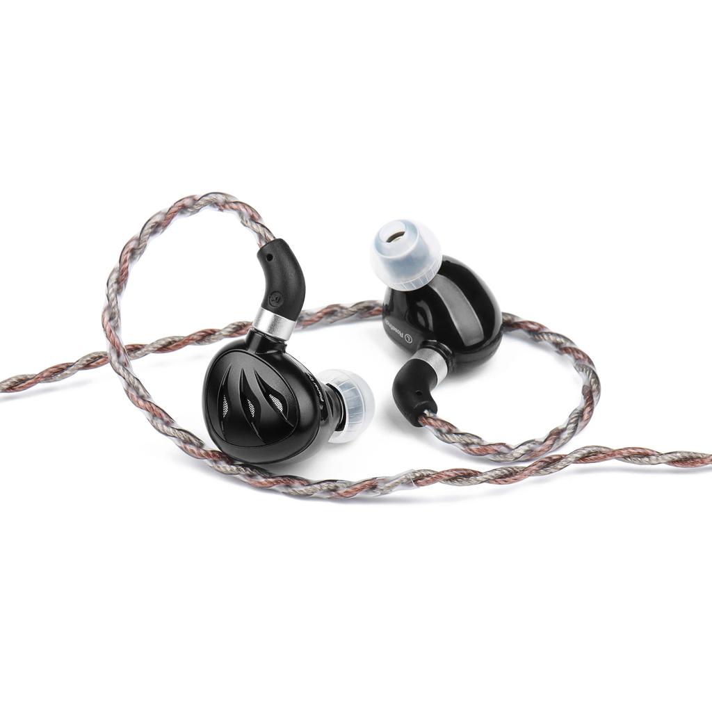 TRN Rosefinch 12 мм плоский драйвер внутриканальные мониторы наушники металлический шум бегущий HIFI бас наушники гарнитура с шумоподавлением