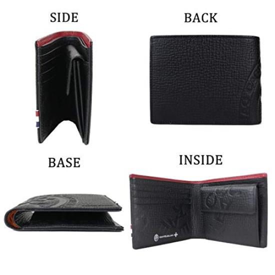 CASTELBAJAC МАЛЕНЬКИЙ Кошелек-бифолд с монетницей, Черный, 022614