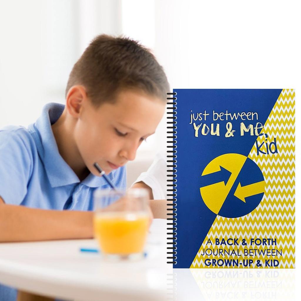 Just Between You And Me Kid - Back And Forth Journal, Me And You Coloring Book To Create Meaningful Conversations From Me To You