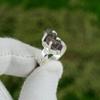 Подарок для нее Кольцо из стерлингового серебра 925 пробы с натуральным аметистом, необработанным, с несколькими камнями, размер 6,75