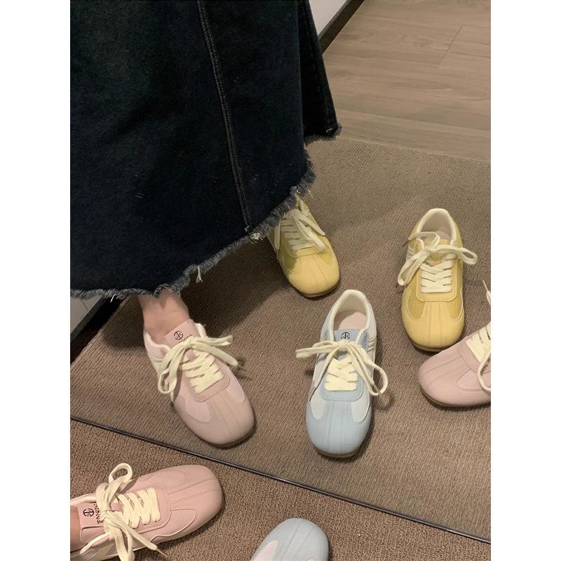 Туфли в балетном стиле с плоской подошвой Forrest Gump, дышащие, женские, 2025 года, модные, универсальные, удобные и легкие, повседневные спортивные тренировочные туфли