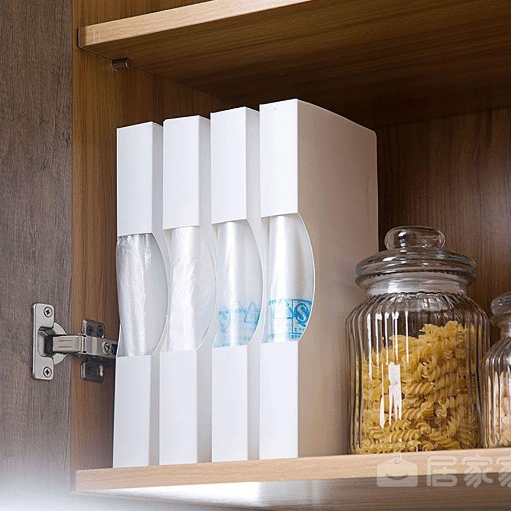 Wall Mounted Bag Dispenser 3-Sizes Bag Organizer High-quality Gloves Container Fresh-keeping Bag