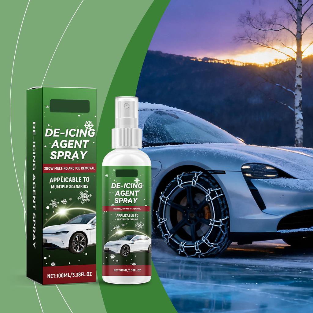 Car -icing Spray, Car Glass Care, -icing And Antifreeze, -fog And Dusts Prevention, Clear Visibility.100ml