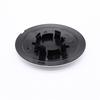 Wheel Centre Cap Black And Silver For Fiat 500 51884863