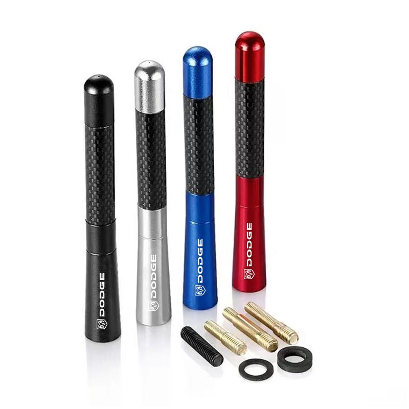 12cm Car Delicate Carbon Fiber Short Antenna Radio Auto Accessories for Dodge Caliber Ram 1500 Caravan Charger Grand Caravan Journey Coolway Durango