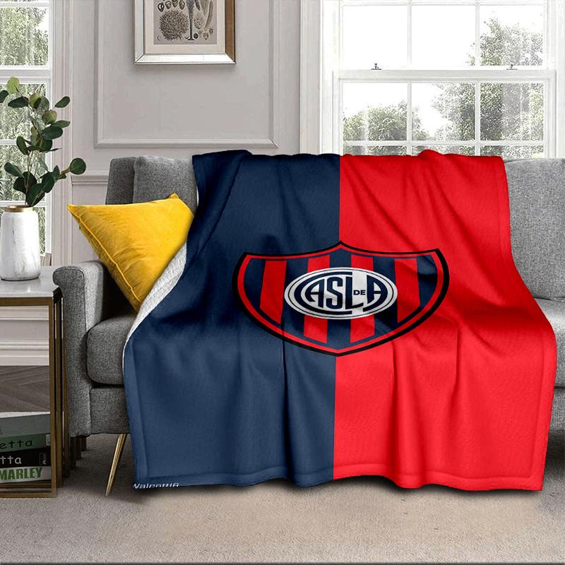 Club Atletico San Lorenzo Portable Blanket/Soft Blanket Bedding Blanket Suitable for Travel Camping Living Rooms Offices Sofas Fan Gifts