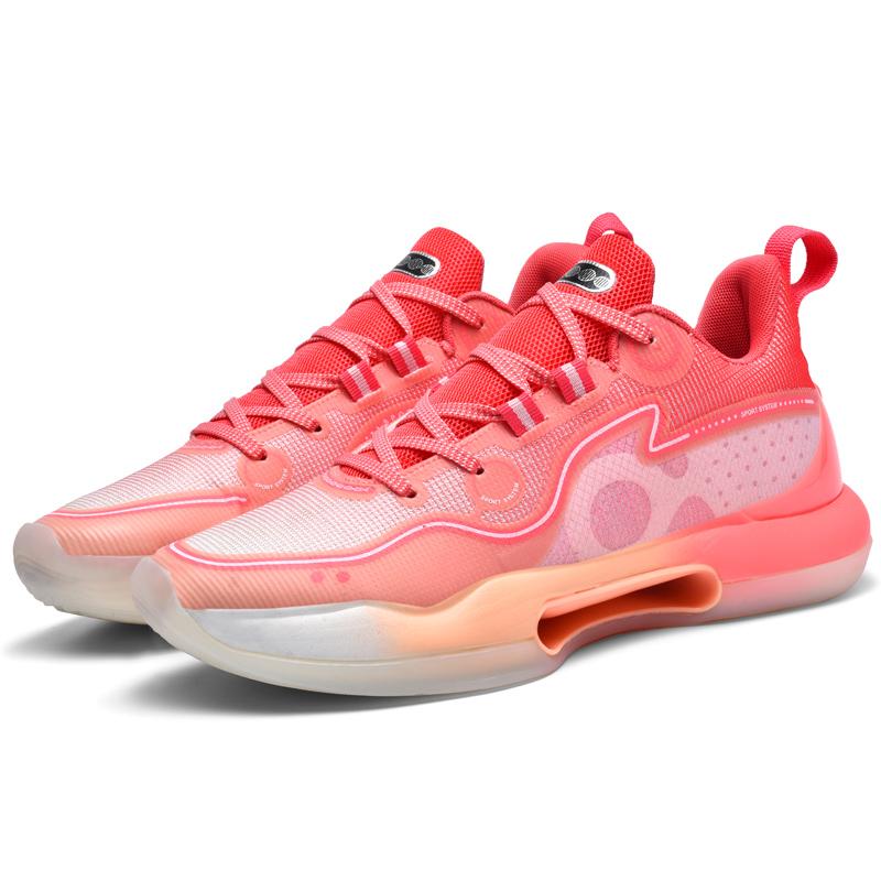 Actual Combat Basketball Shoes Male Wear-resistant Shock Absorption Low Help Students Rebound Professional Sports Shoes