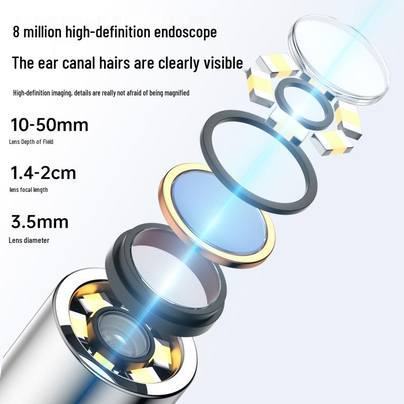 Детская умная беспроводная HD камера инструмент для чистки ушей