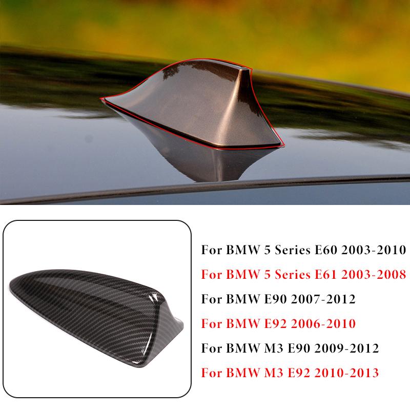 Крыша автомобиля плавник акулы декоративная антенна крышка наклейка отделка для BMW E60 E61 E90 E92 F15 F16 F20 F26 F45 F46 F48 F85 G01