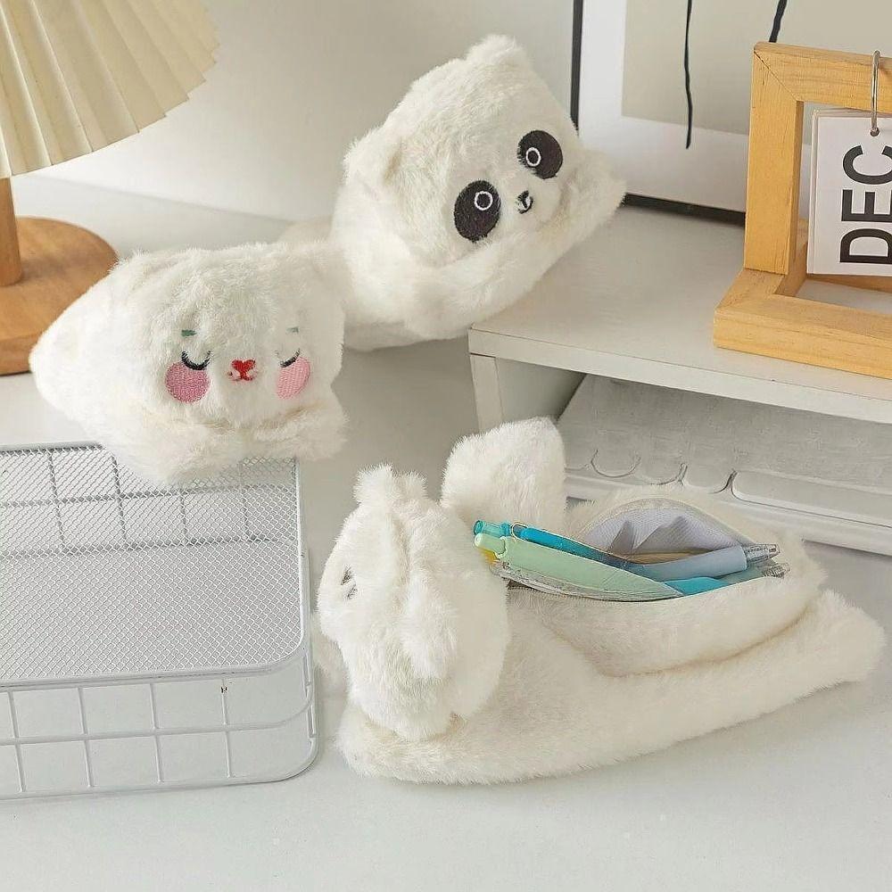 Кукла-животное Панда Плюшевая Сумка-пенал большой вместимости Сумка для хранения канцелярских товаров Канцелярские товары