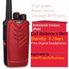Радиопередатчик Walkie Talkie перезаряжаемый тонкий беспроводной 16-канальный УВЧ