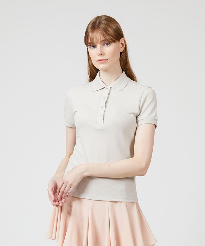 AVEN Women'S Paper Light Polo Shirt Beige