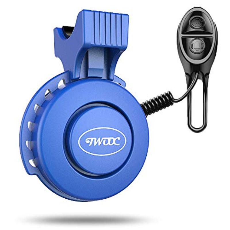 Электрический велосипедный рожок 120 дБ, велосипедный скутерный рожок, 4 звуковых режима с перезаряжаемой батареей, водонепроницаемые аксессуары для велосипеда