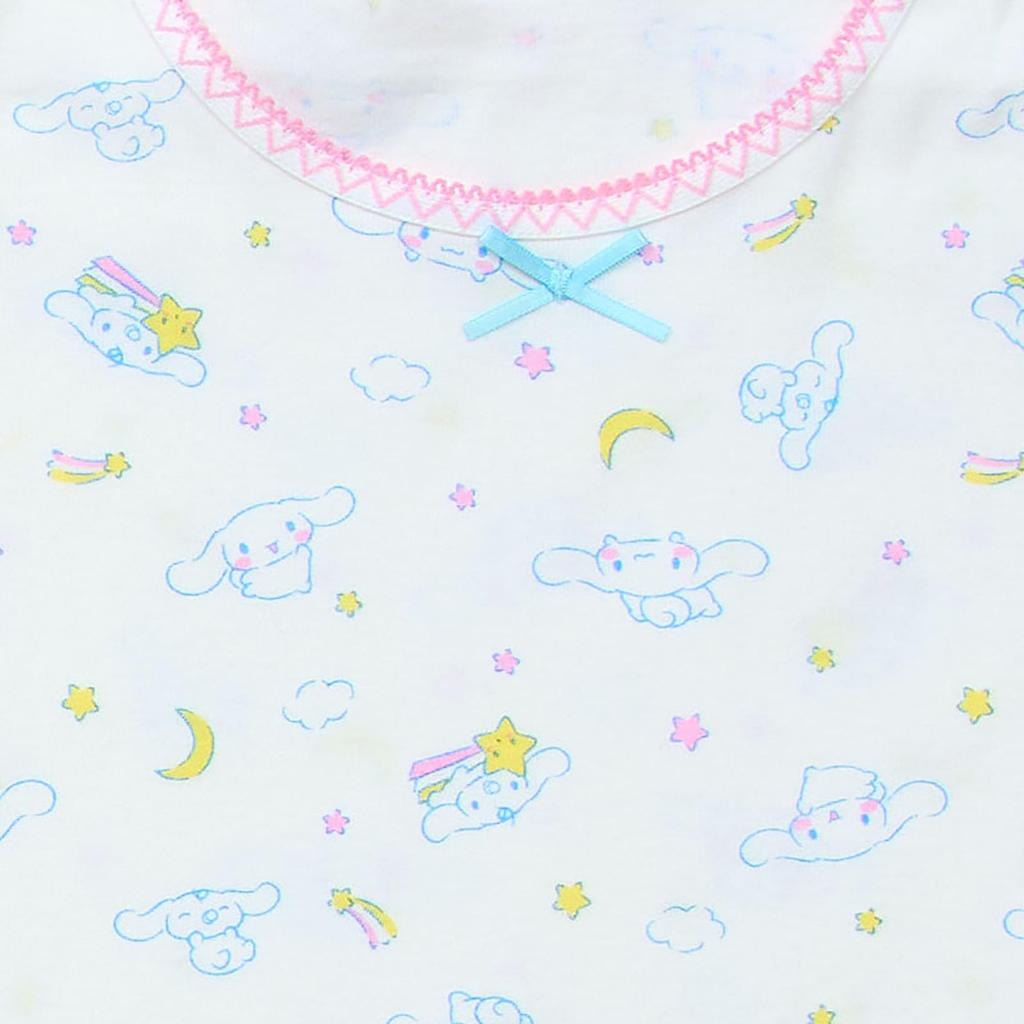 Sanrio Детские майки с коротким рукавом и именными бирками (Набор 2), Cinnamoroll, 130 см, 100% хлопок, (Номер продукта 149225)