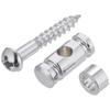 Scud SR-GB25C String Retainer, Cylindrical, for Guitar, with 2.5mm Spacer, Chrome