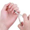 Stainless Steel Manicure Nail Art Clippers Cuticle Trim Hard Dead Skin Scissors