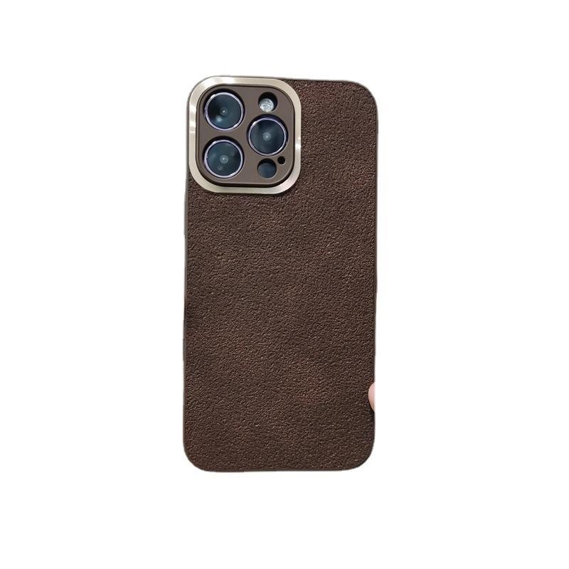 Подходит для iPhone 15 с чехлом для телефона с узором «Лунный кратер», металлическим объективом 13proMax и креативным противоударным защитным чехлом для iPhone 14