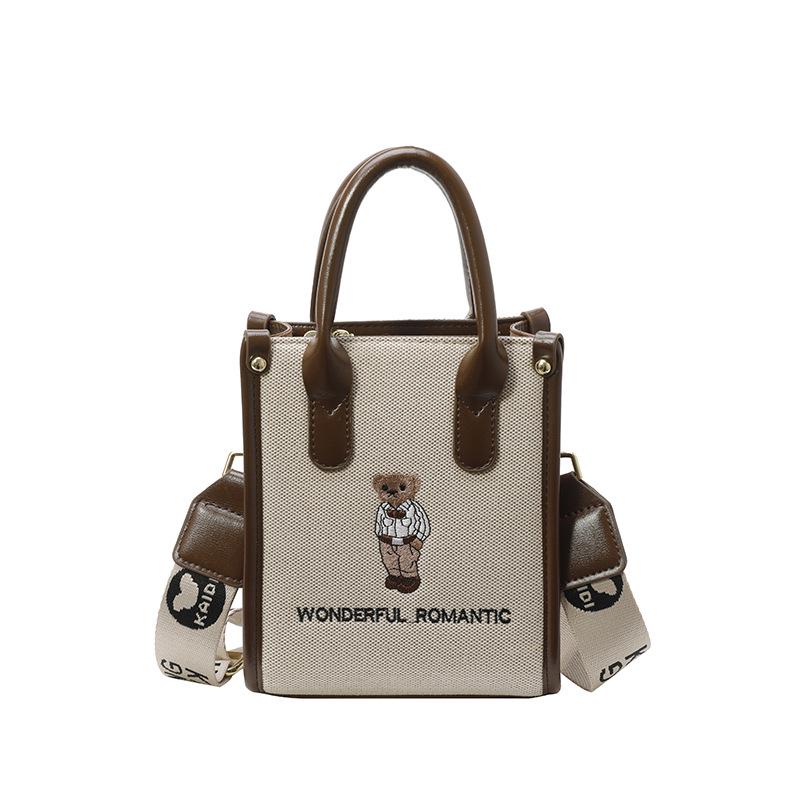 Katie Bear Women's Cute Korean Style Crossbody Handbag - Small & Trendy Single Shoulder Bag