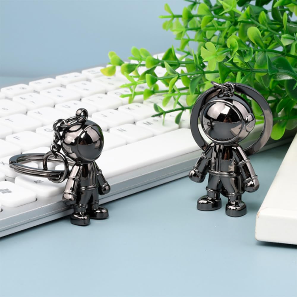 YUWENW Keychain, Set of 2, Astronaut, Popular, Cute Accessories, Props Decoration, Cute, Goods, Metal