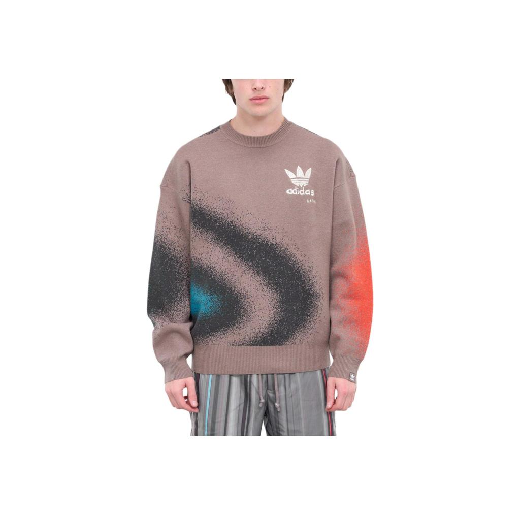 adidas Originals x Song for the Mute Унисекс Вязаный свитер с принтом Tech Earth IY9517