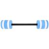 EVA Eco Friendly Water Swimming Long Roundness Dumbbell Floating Toy Fitness Equipment(blue White )