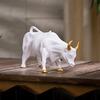 12.97cm Tall Bull Statue for Home, Office or Gift, Elegant Table Decoration for Motivation and Success,