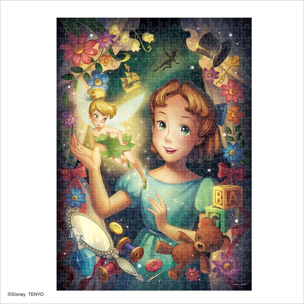500 Piece Jigsaw Puzzle Disney Trails of Light Bell (Tinker & Wendy) [Glowing Puzzle] (35x49cm)