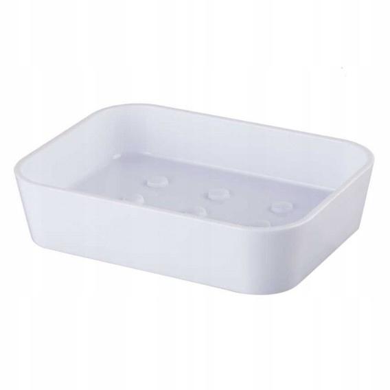 Bisk Simpl Freestanding Soap Dish White Plastic 1 Pc